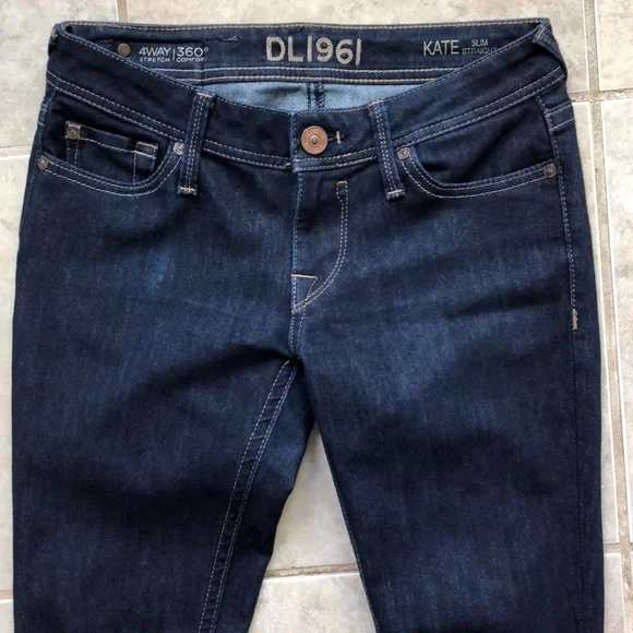 DL1961 Kate Slim Straight Jeans - Picture 6 of 8